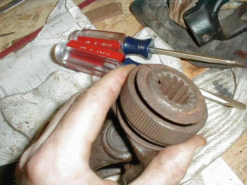 Fix a stuck PTO drive shaft coupler Gravely Tractor Message Board